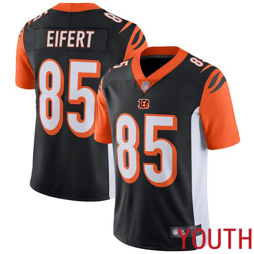 Cincinnati Bengals Limited Black Youth Tyler Eifert Home Jersey NFL Footballl #85 Vapor Untouchable->women nfl jersey->Women Jersey